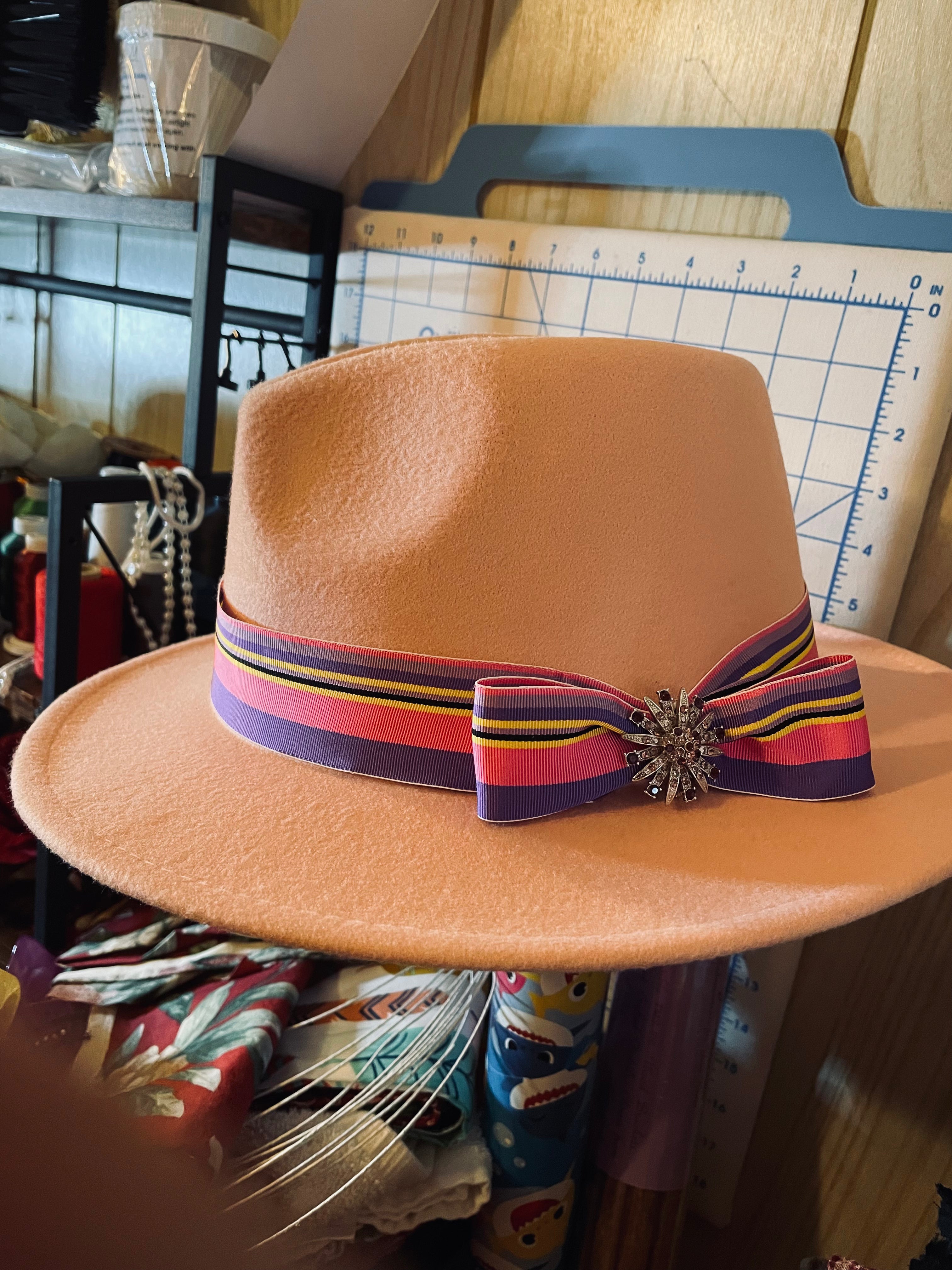 Classic Pink Fedora