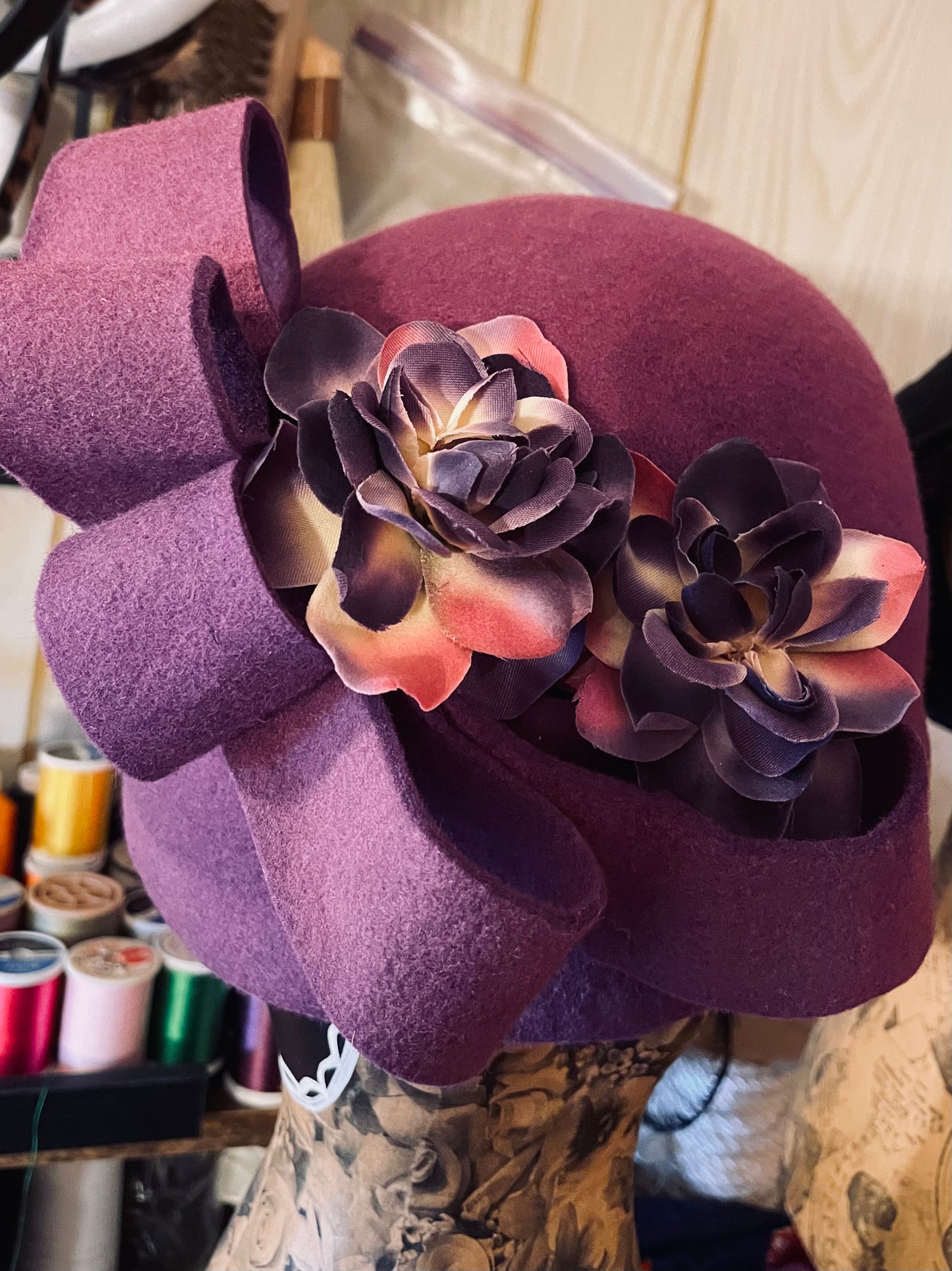 Purple Cloche