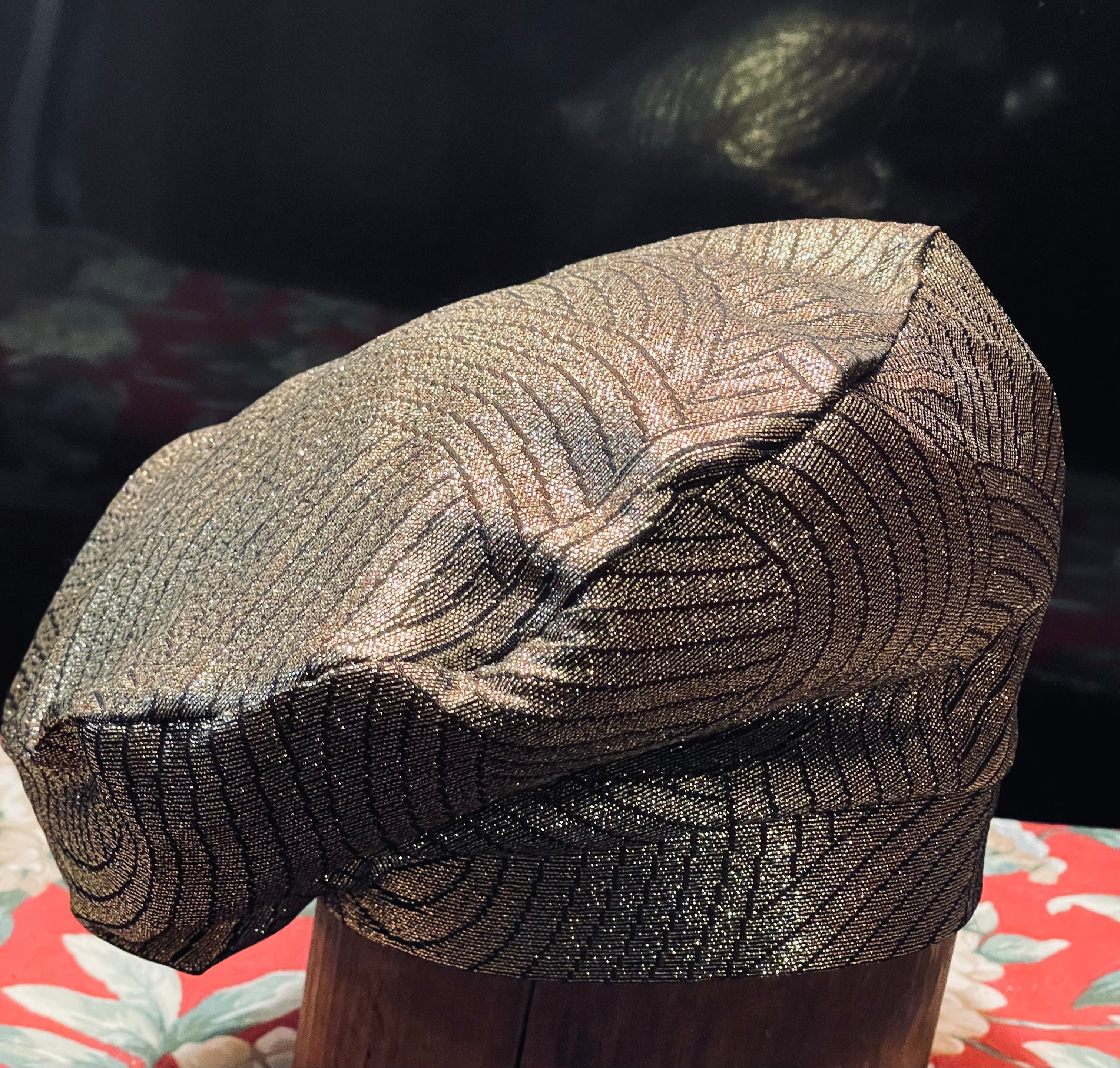 Gold and Black Beret