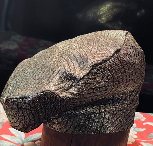 Gold and Black Beret