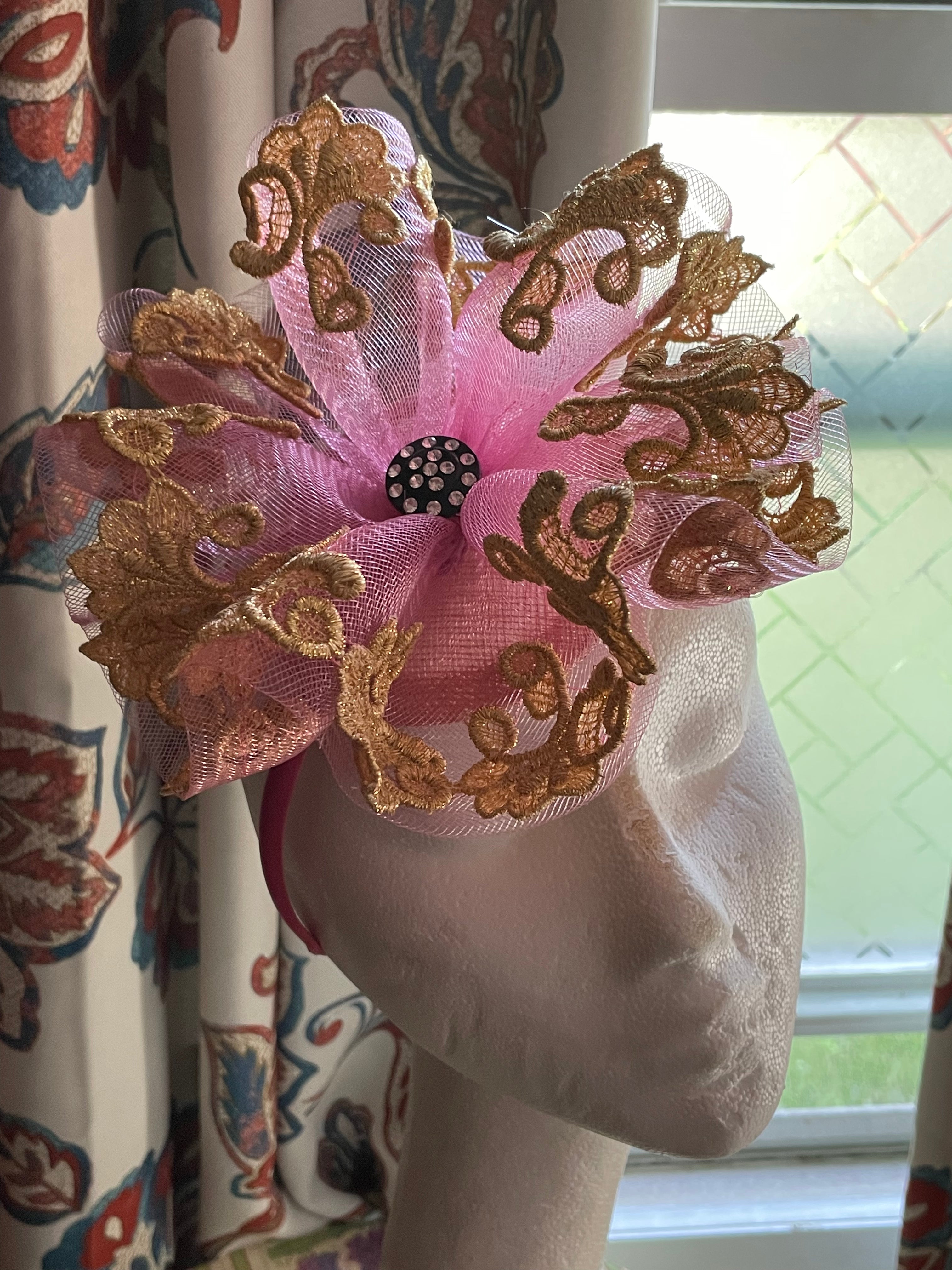 Pink Fascinator