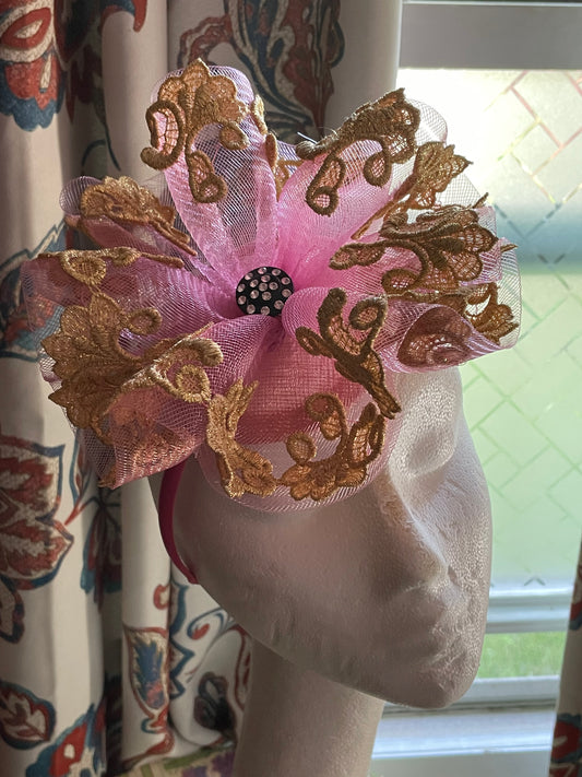 Pink Fascinator